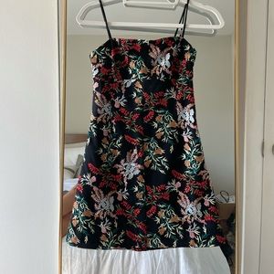 Urban Outfitters embroidered mini